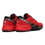 Salomon Speedcross Pro Contagrip Shoes In Red Black