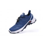 Men's Salomon Supercross Trail Running Blue Shoes