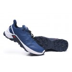 Men's Salomon Supercross Trail Running Blue Shoes