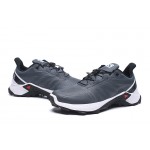 Men's Salomon Supercross Trail Running Gray Shoes