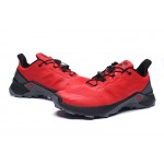 Men's Salomon Supercross Trail Running Red Shoes