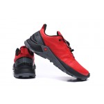 Men's Salomon Supercross Trail Running Red Shoes