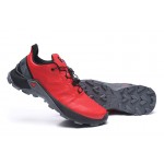 Men's Salomon Supercross Trail Running Red Shoes