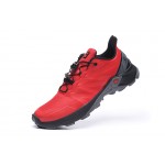 Men's Salomon Supercross Trail Running Red Shoes