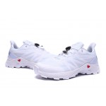 Men's Salomon Supercross Trail Running White Shoes
