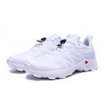 Men's Salomon Supercross Trail Running White Shoes