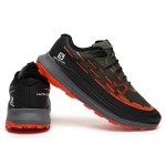 Salomon Ultra Glide Trail Running Shoes In Black Red For Men