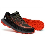 Salomon Ultra Glide Trail Running Shoes In Black Red For Men