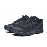 Salomon Vibe Trail Runners Sense Ride Shoes In Full Black