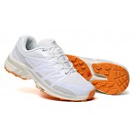 Salomon XT-Wings 2 Unisex Sportstyle Shoes In Gray White Orange For Women