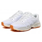 Salomon XT-Wings 2 Unisex Sportstyle Shoes In Gray White Orange For Women