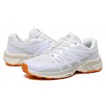 Salomon XT-Wings 2 Unisex Sportstyle Shoes In Gray White Orange For Women