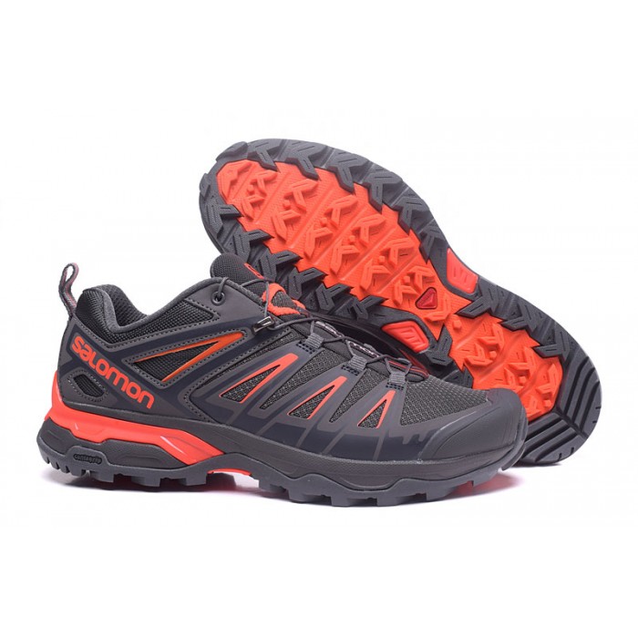 X ULTRA 3 Shoes Gray Orange-Salomon X ULTRA 3 Latest Fashion-Trends