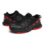 Salomon XA PRO 3D Trail Running Shoes In Black Red For Men