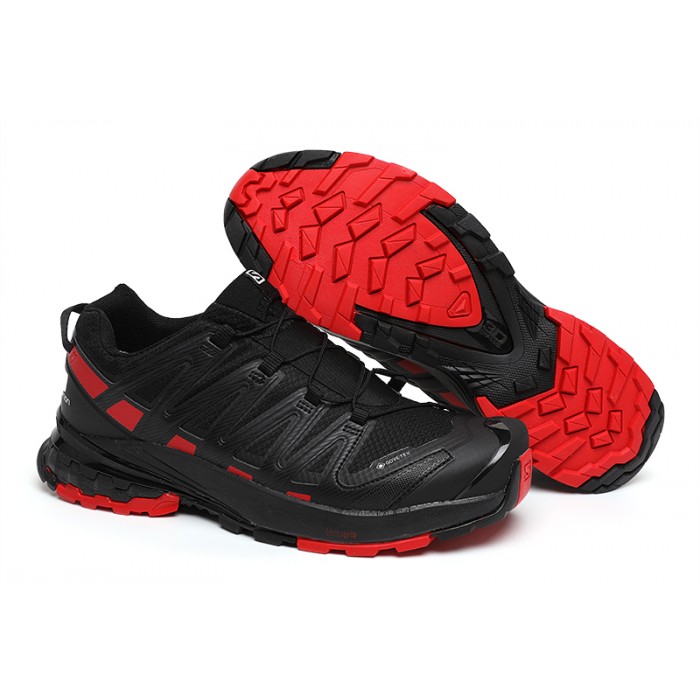 bitter Brullen Voorwaarde Salomon XA PRO 3D Trail Running Shoes In Black Red For Men