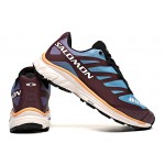 Salomon XT-4 Advanced Unisex Sportstyle Shoes In Blue Brown For Men