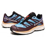 Salomon XT-4 Advanced Unisex Sportstyle Shoes In Blue Brown For Men