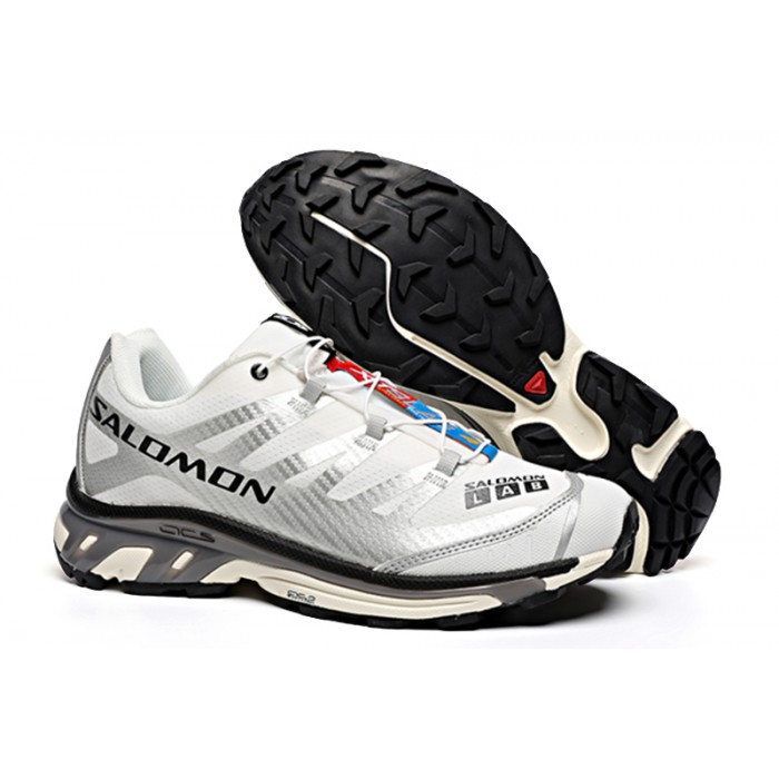 Salomon XT-4 Advanced Unisex Sportstyle Shoes In Silver White For Men