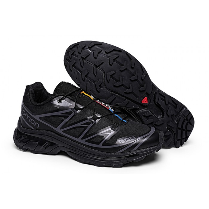 Salomon XT-6 Advanced Unisex Sportstyle Shoes In Black Dark Gray For Men
