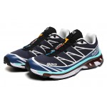 Salomon XT-6 Advanced Unisex Sportstyle Shoes In Blue White For Men