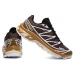 Salomon XT-6 Advanced Unisex Sportstyle Shoes In Brown White For Men