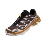 Salomon XT-6 Advanced Unisex Sportstyle Shoes In Brown White For Men