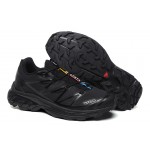 Salomon XT-6 Advanced Unisex Sportstyle Shoes In Full Black For Men