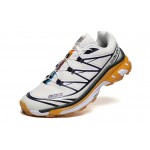 Salomon XT-6 Advanced Unisex Sportstyle Shoes In White Black Yellow For Men