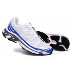 Salomon XT-6 Advanced Unisex Sportstyle Shoes In White Blue For Men