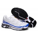 Salomon XT-6 Advanced Unisex Sportstyle Shoes In White Blue For Men