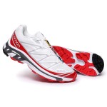 Salomon XT-6 Advanced Unisex Sportstyle Shoes In White Red For Men