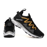 Salomon XT-Rush Unisex Sportstyle Shoes In Black Gold For Men