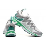 Salomon XT-Rush Unisex Sportstyle Shoes In White Gray Green For Men
