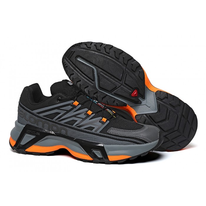 Men's Salomon XT Street Black Gray Orange Shoes