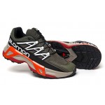 Men's Salomon XT Street Black Green Orange Shoes