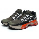 Men's Salomon XT Street Black Green Orange Shoes