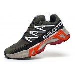 Men's Salomon XT Street Black Green Orange Shoes