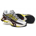 Men's Salomon XT Street Light Gray Yellow Shoes