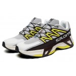 Men's Salomon XT Street Light Gray Yellow Shoes